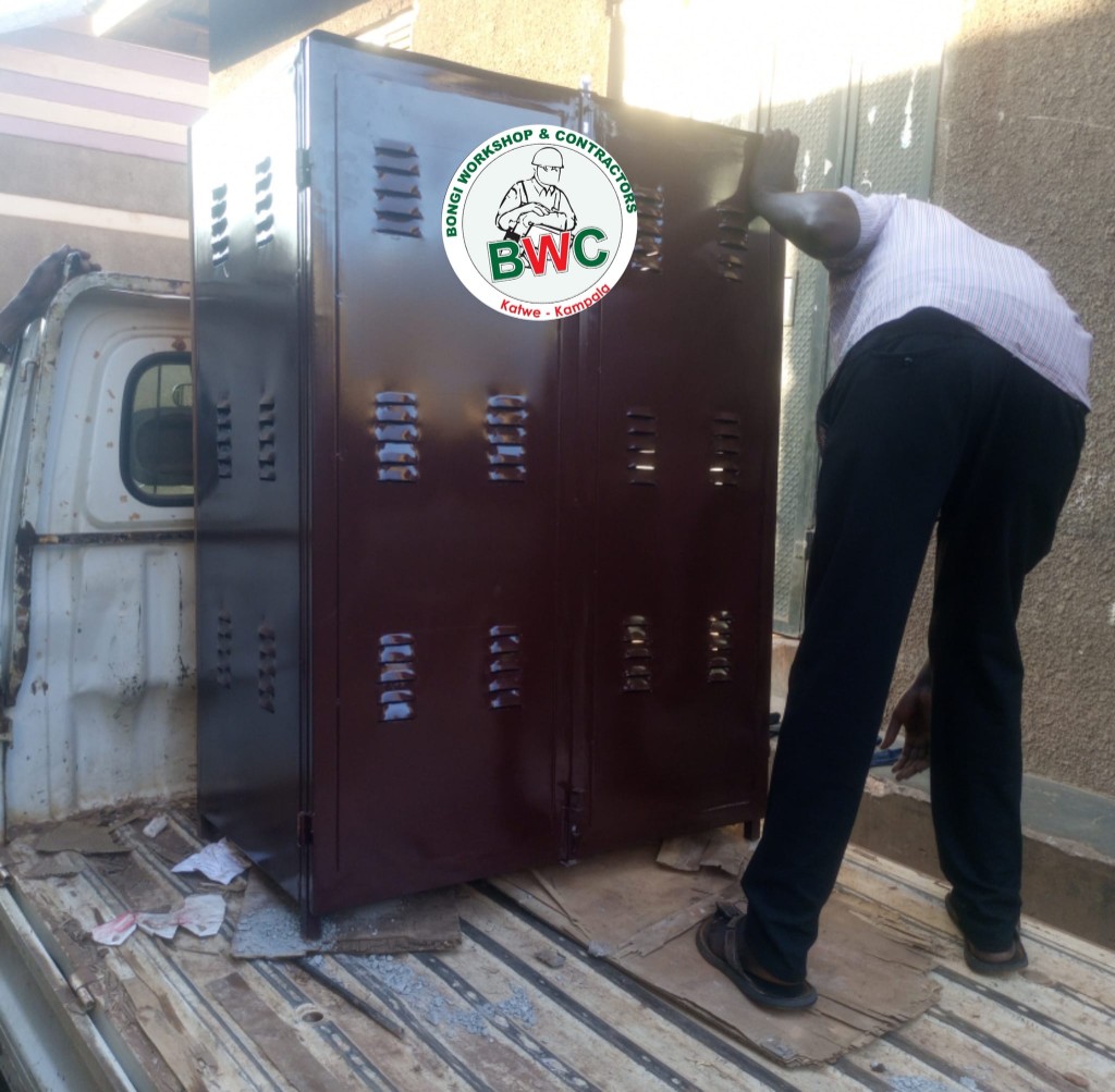 Commercial steel gate installation